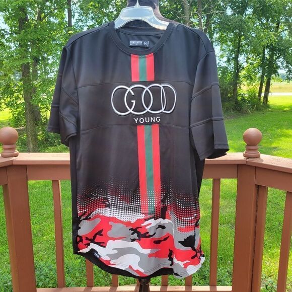 Contender 2XL Graphic Shirt “Good Young” | Camo Streetwear Tee - Picture 2 of 9